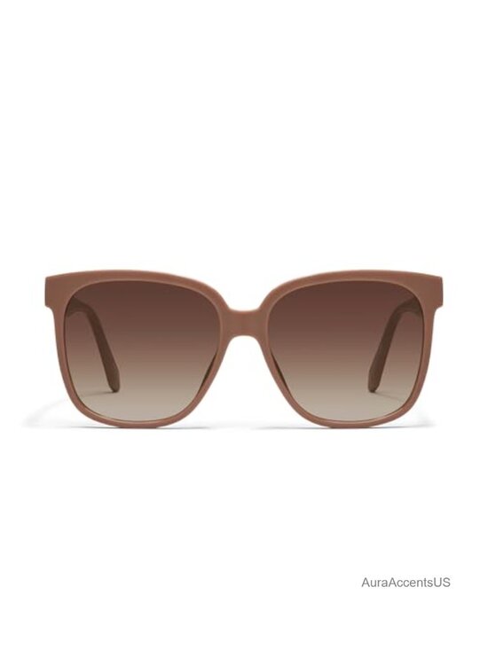 Oversized Square Sunglasses with UV Protection Gradient Lenses